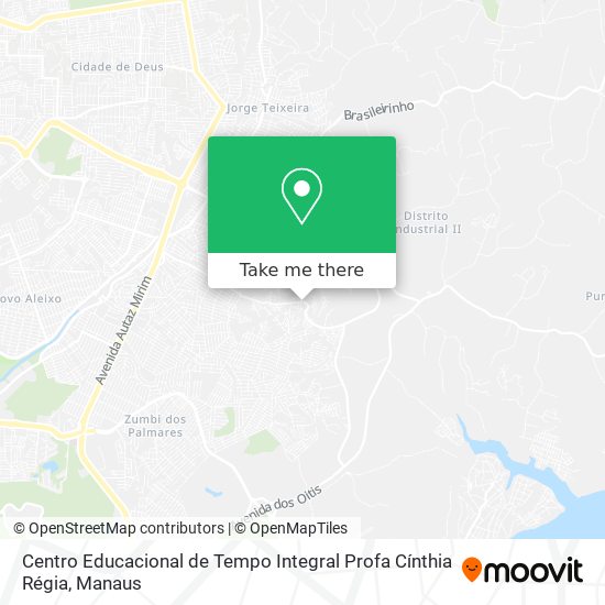 Centro Educacional de Tempo Integral Profa Cínthia Régia map