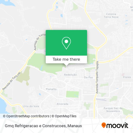Gmq Refrigeracao e Construcoes map