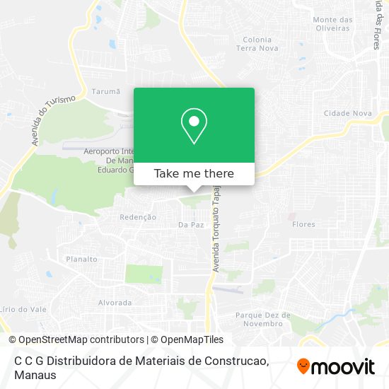C C G Distribuidora de Materiais de Construcao map