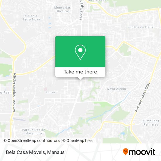 Mapa Bela Casa Moveis