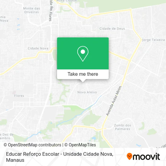 Educar Reforço Escolar - Unidade Cidade Nova map
