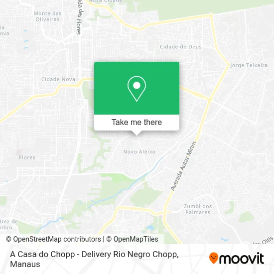 A Casa do Chopp - Delivery Rio Negro Chopp map