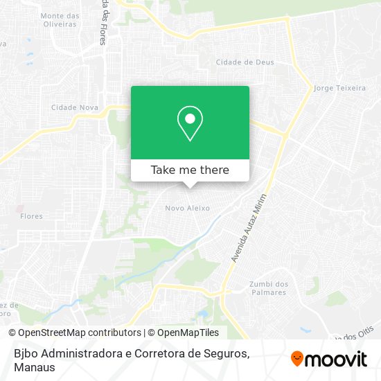 Mapa Bjbo Administradora e Corretora de Seguros