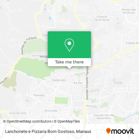 Lanchonete e Pizzaria Bom Gostoso map