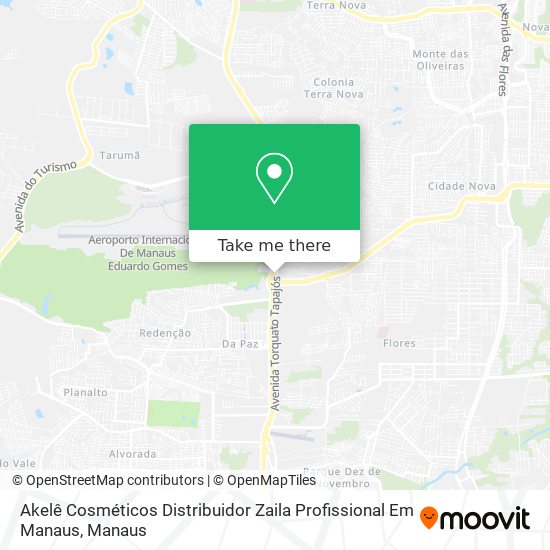 Akelê Cosméticos Distribuidor Zaila Profissional Em Manaus map
