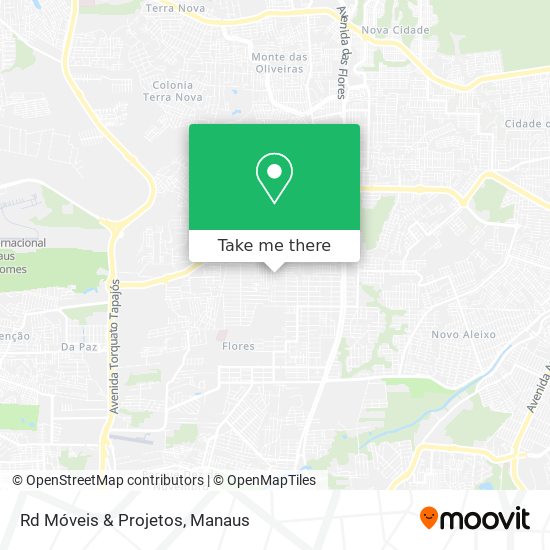 Rd Móveis & Projetos map