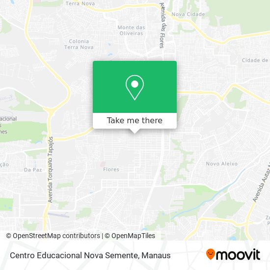 Centro Educacional Nova Semente map
