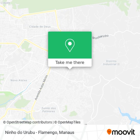 Ninho do Urubu - Flamengo map