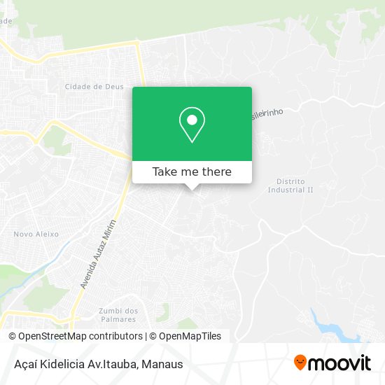 Açaí Kidelicia Av.Itauba map