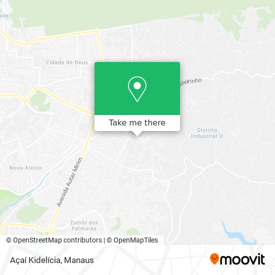 Açaí Kidelícia map