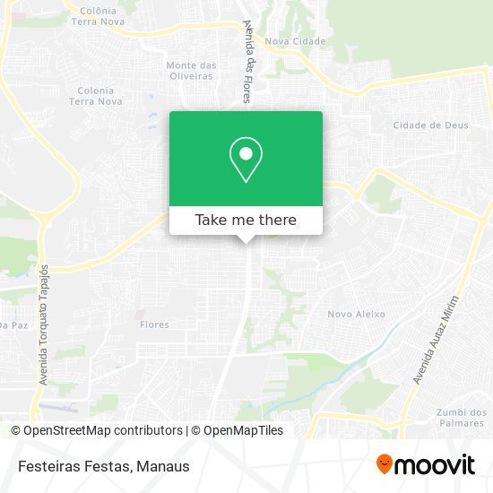 Festeiras Festas map