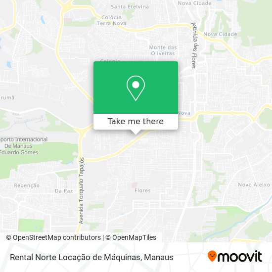 Rental Norte Locação de Máquinas map