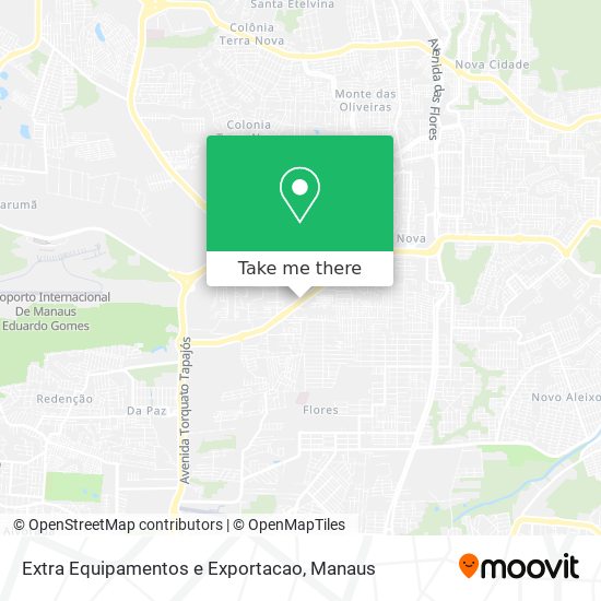 Extra Equipamentos e Exportacao map