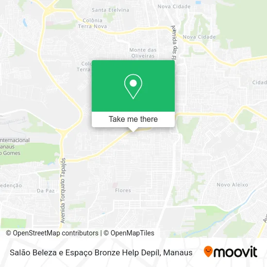 Salão Beleza e Espaço Bronze Help Depíl map