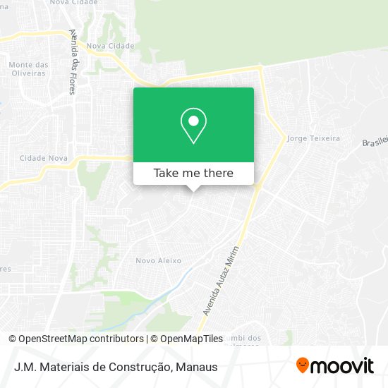J.M. Materiais de Construção map