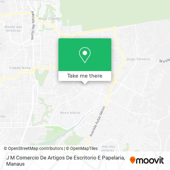 J M Comercio De Artigos De Escritorio E Papelaria map