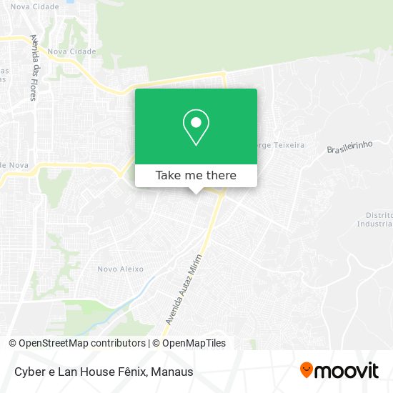 Cyber e Lan House Fênix map