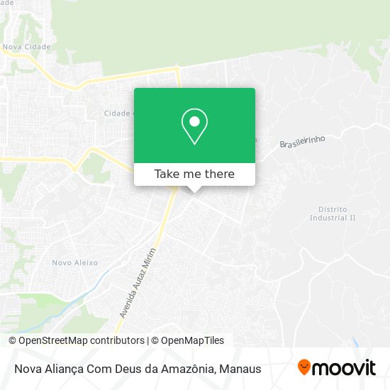Nova Aliança Com Deus da Amazônia map