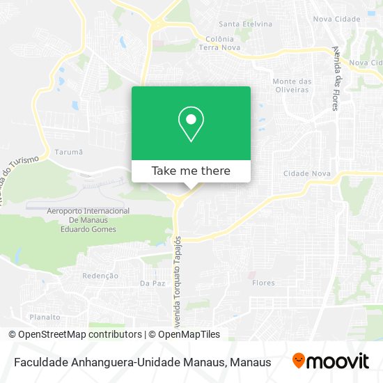 Faculdade Anhanguera-Unidade Manaus map