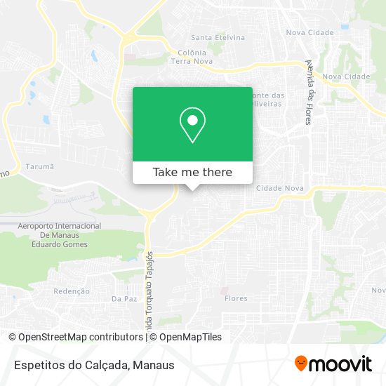 Espetitos do Calçada map