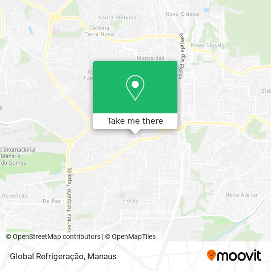 Global Refrigeração map