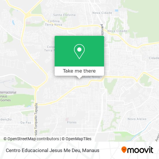 Centro Educacional Jesus Me Deu map