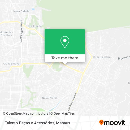 Talento Peças e Acessórios map