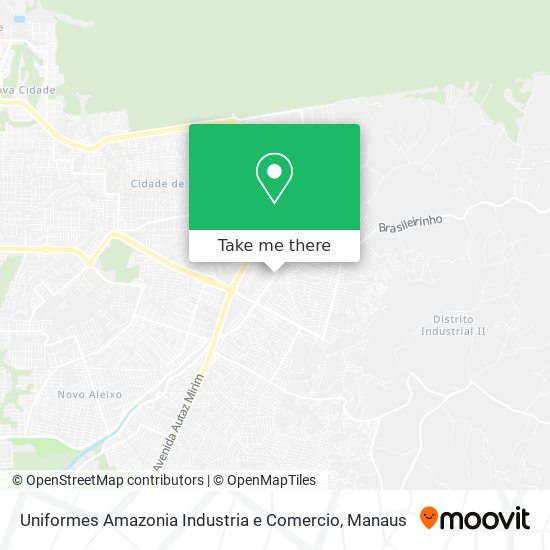Uniformes Amazonia Industria e Comercio map