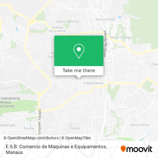 E.S.B. Comercio de Maquinas e Equipamentos map