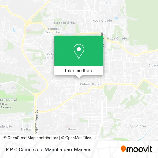 R P C Comercio e Manutencao map
