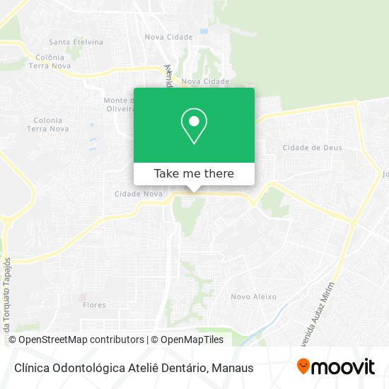 Clínica Odontológica Ateliê Dentário map