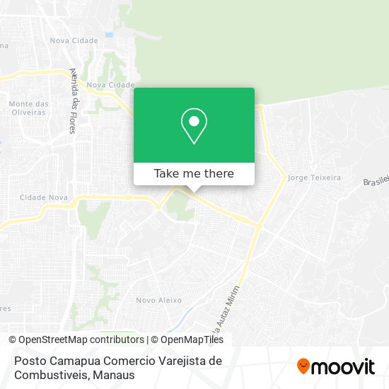 Posto Camapua Comercio Varejista de Combustiveis map