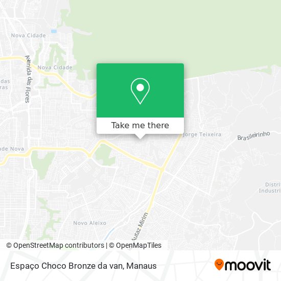 Espaço Choco Bronze da van map