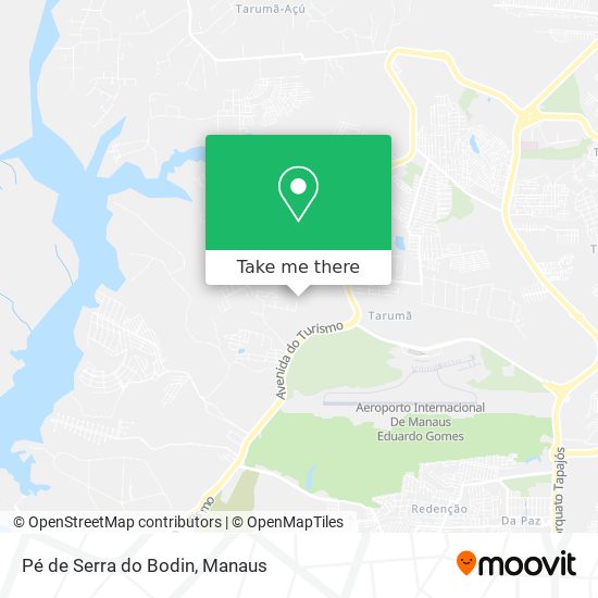 Pé de Serra do Bodin map