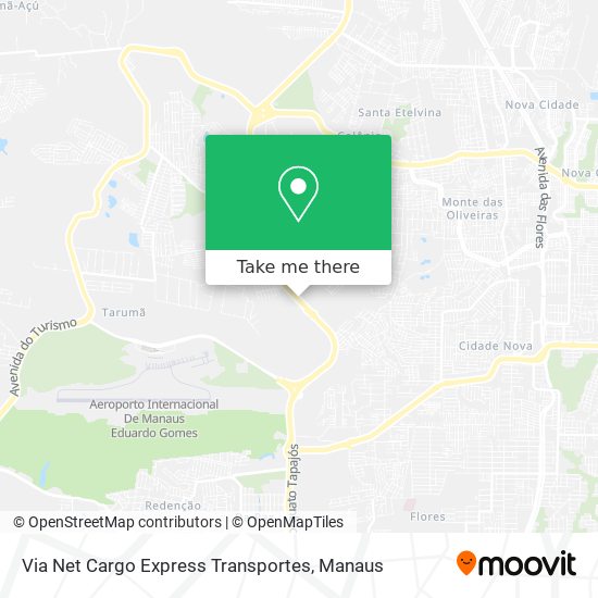 Via Net Cargo Express Transportes map