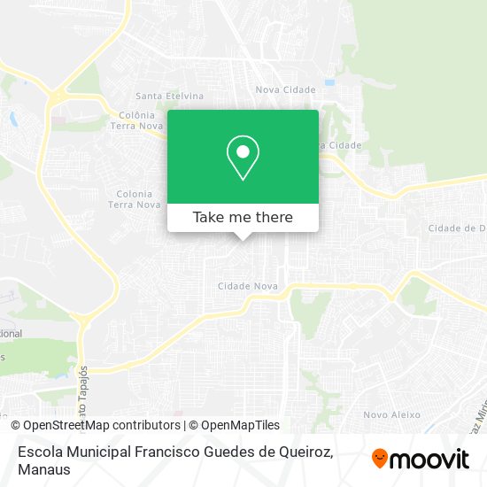 Mapa Escola Municipal Francisco Guedes de Queiroz