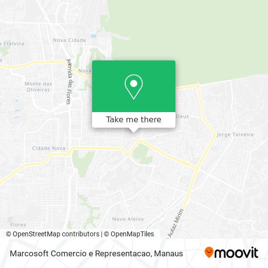 Mapa Marcosoft Comercio e Representacao