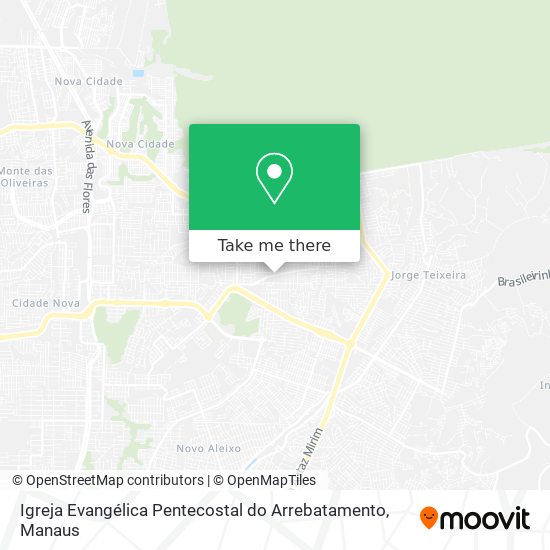 Igreja Evangélica Pentecostal do Arrebatamento map