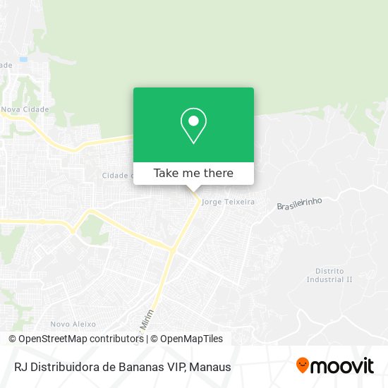 RJ Distribuidora de Bananas VIP map