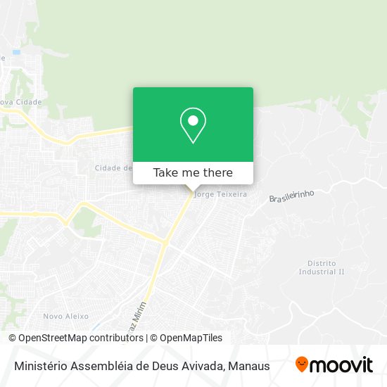 Ministério Assembléia de Deus Avivada map