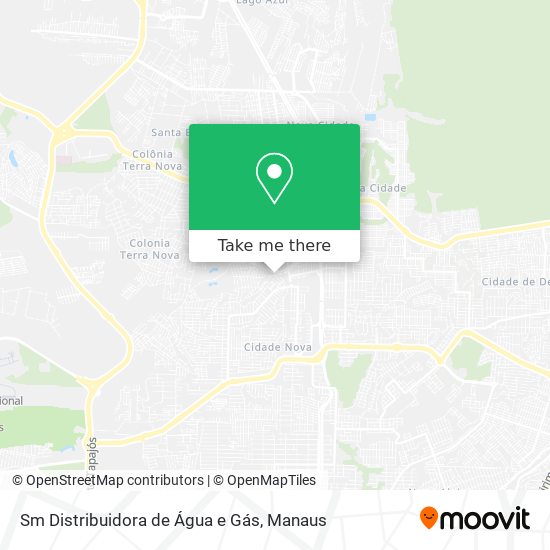 Sm Distribuidora de Água e Gás map
