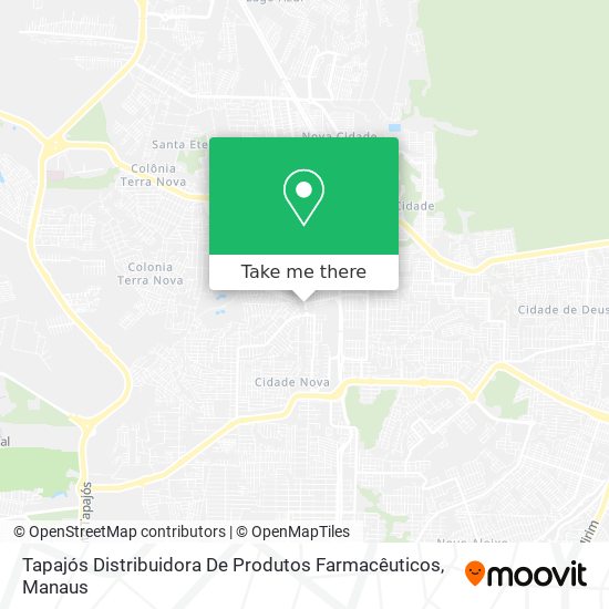Tapajós Distribuidora De Produtos Farmacêuticos map