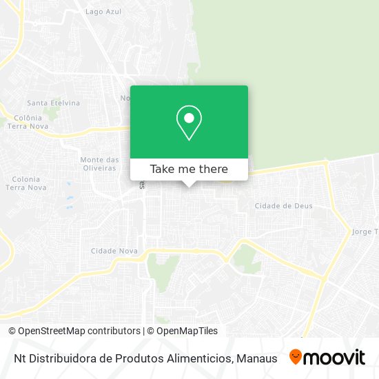 Nt Distribuidora de Produtos Alimenticios map