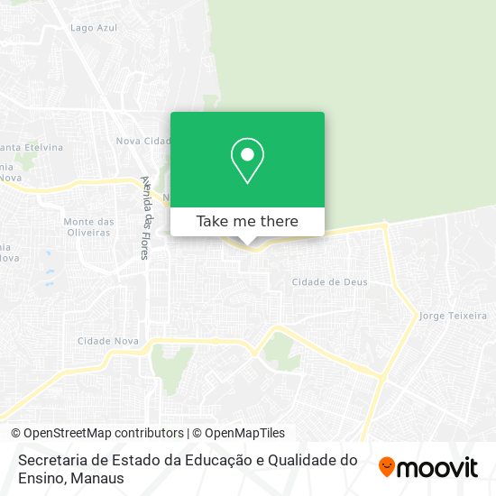 Secretaria de Estado da Educação e Qualidade do Ensino map