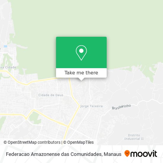 Federacao Amazonense das Comunidades map