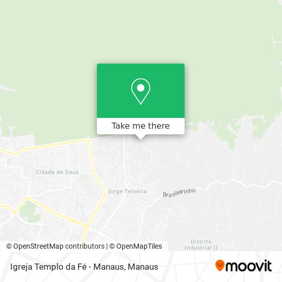 Igreja Templo da Fé - Manaus map