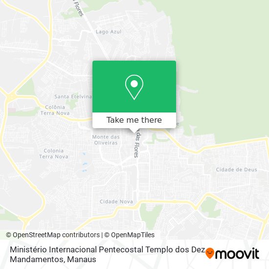 Ministério Internacional Pentecostal Templo dos Dez Mandamentos map