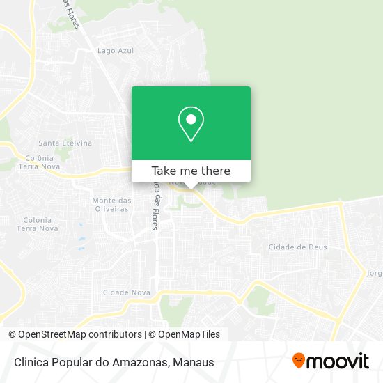 Clinica Popular do Amazonas map
