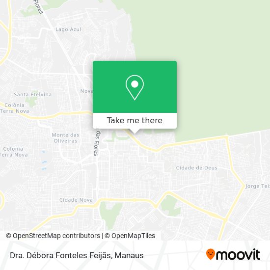 Dra. Débora Fonteles Feijãs map