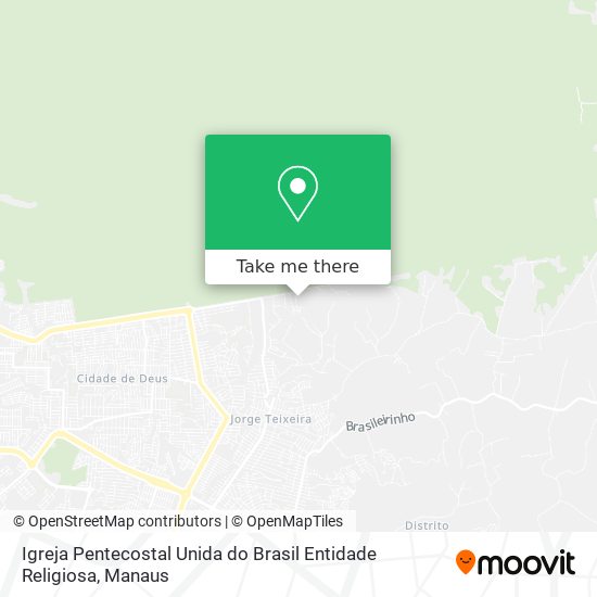 Igreja Pentecostal Unida do Brasil Entidade Religiosa map